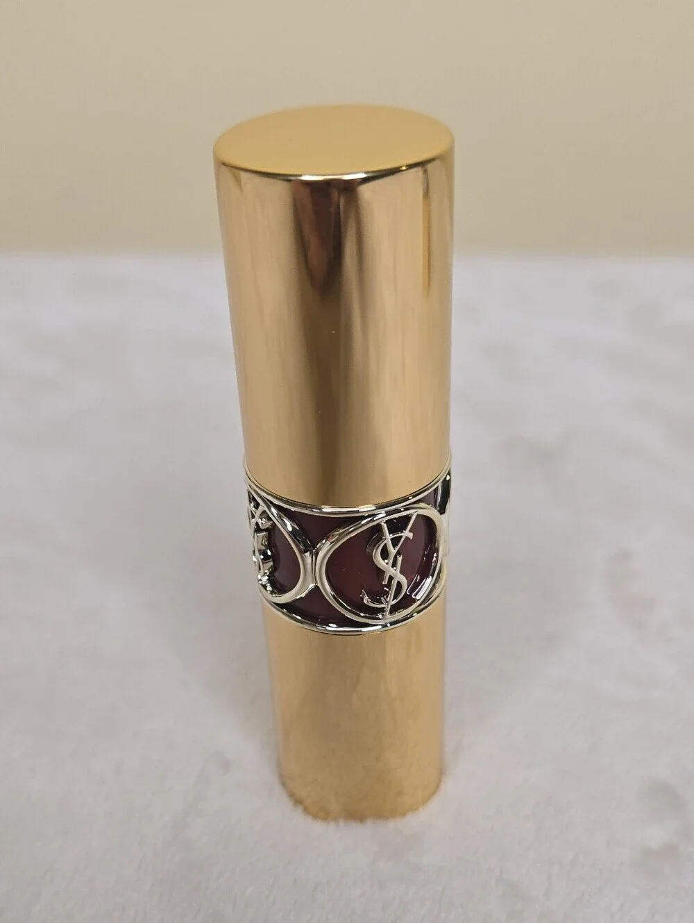 BURNT ZELLIGE 122 Yves Saint Laurent YSL Rouge Volupté Shine Oil-In-stick